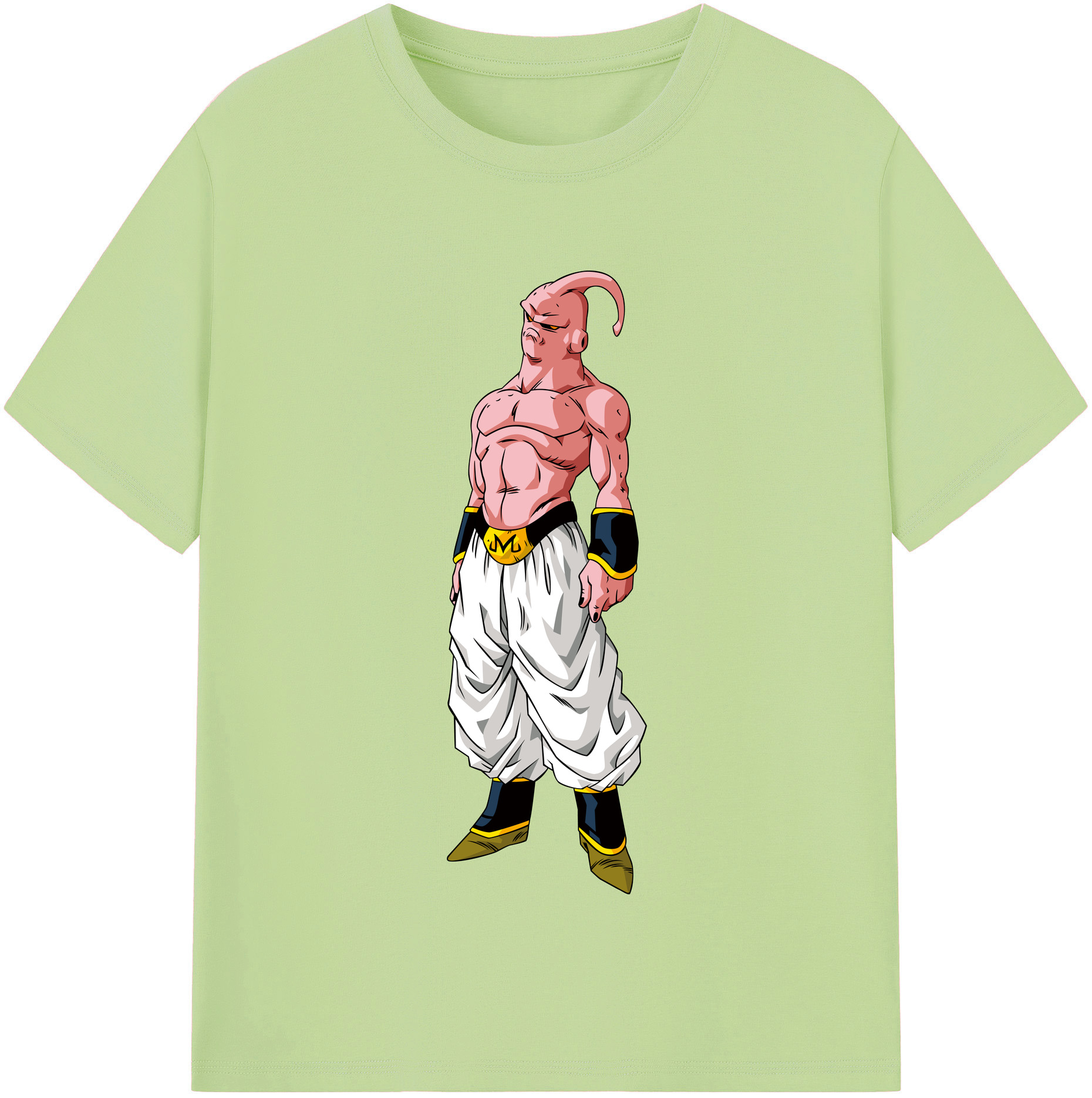 （画像用） ドラゴンボール 魔人ブウ DRAGON BALL Majin Buu 綿100％半袖Tシャツ（フロントプリント）